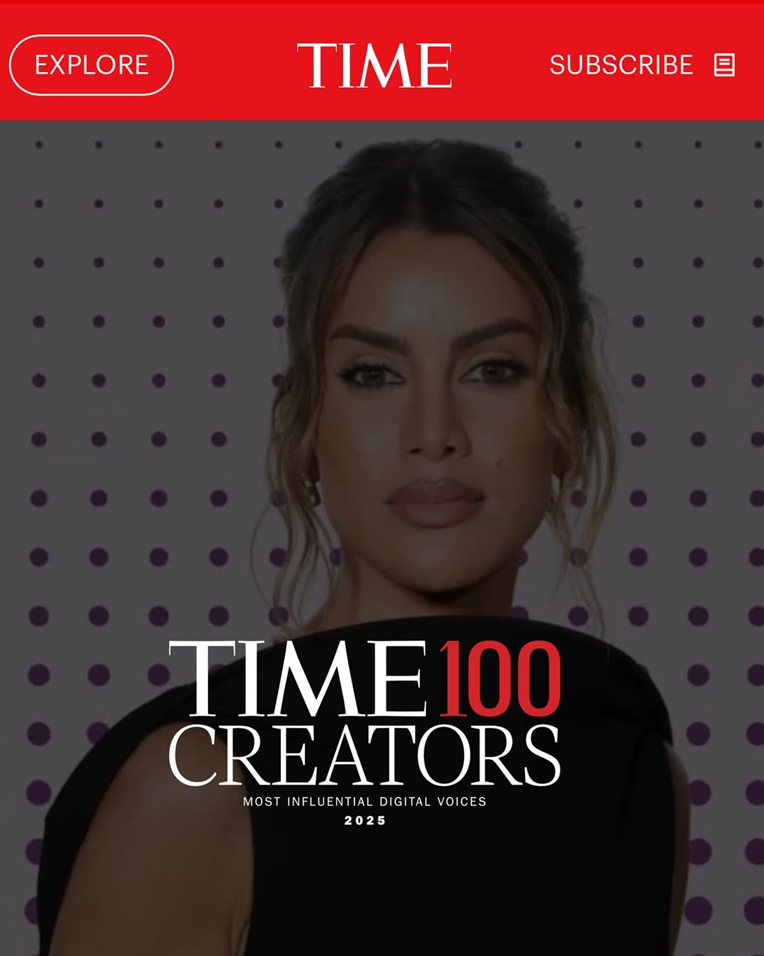 Camila Coelho is the only Brazilian on TIME 100 Creators list
